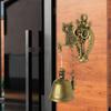 Shop Entrance Bell Retro Antique Animal Figurine Decor Metal Shopkeeper Creative Ornaments Hanging