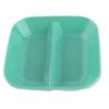 Dipping Bowl Wheat Straw Divided Compact Practical Dip Sauce Dish for Home Kitchen