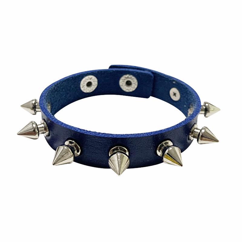 European & American Punk Style Rivet Leather Couple Bracelet - Rock Gothic Fashion Trend