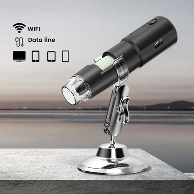Wireless WIFI Digital Skin Analyzer Machine 1000X Times HD Microscope Camera Handheld Magnifier Instrument LED Skin Scalp Tester