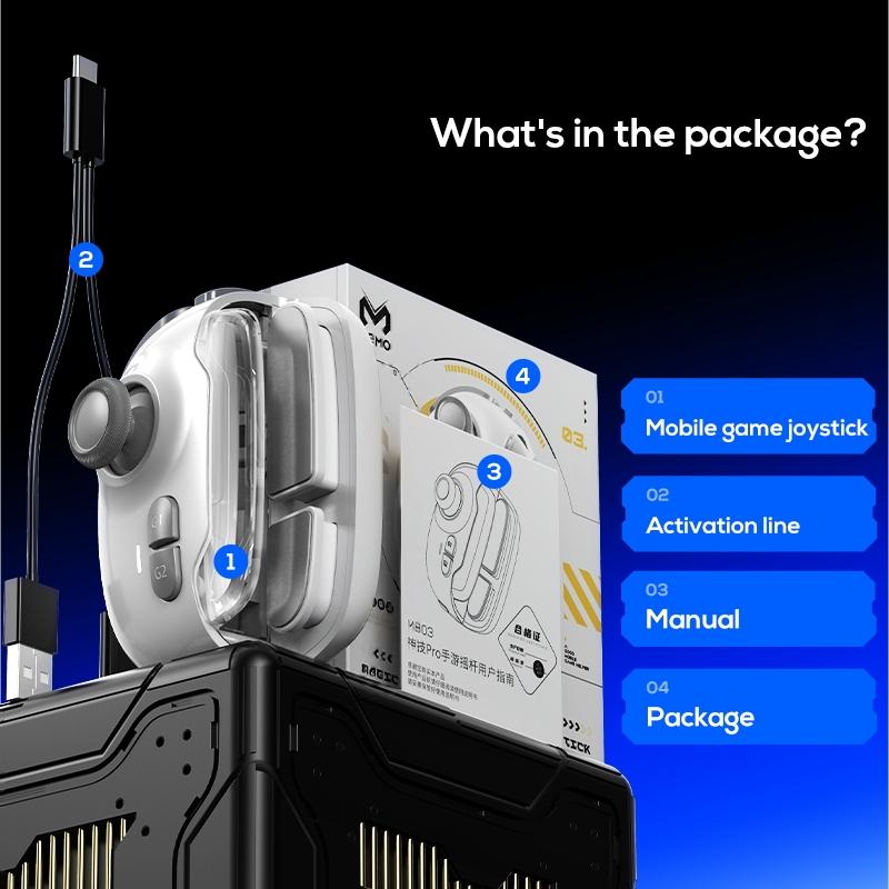 Memo MB03 New Mobile Game Joystick Game Controller Wireless One Click Combo Shadow Button Intelligent Pressure Gun Phone Table