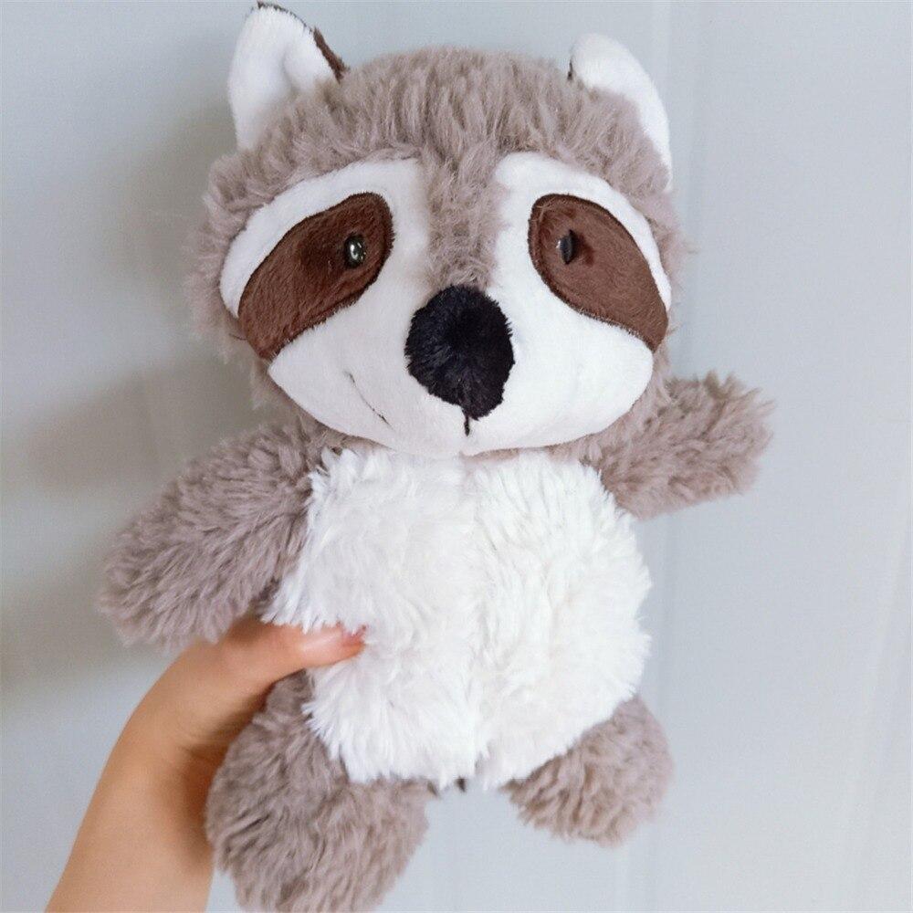 Gray Raccoon Plush Toy Lovely Raccoon Cute Soft Stuffed Animals Doll Pillow for Girls Children Kids Baby Birthday Gift