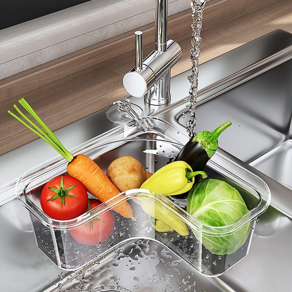 Rotating Sink Drain Racks Multi Functional Sponge Holder Durable Storage Basket  Bathroom