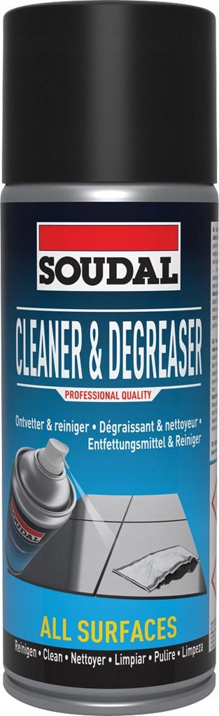 Soudal Cleaner & Degreaser Środek Odtłuszczający I Czyszczący Spray 400Ml