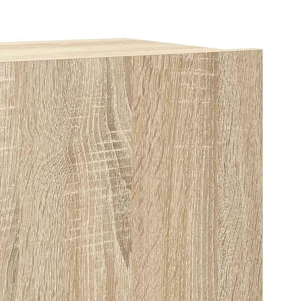 7 Piece TV Cabinet Set Sonoma Oak Effect Particleboard