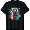 Colorful Otter, Otter With River Sea T-Shirt