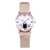 Women's Minimalist French Style Canvas Quartz Watch - Ultra-thin, Elegant Design for Couples