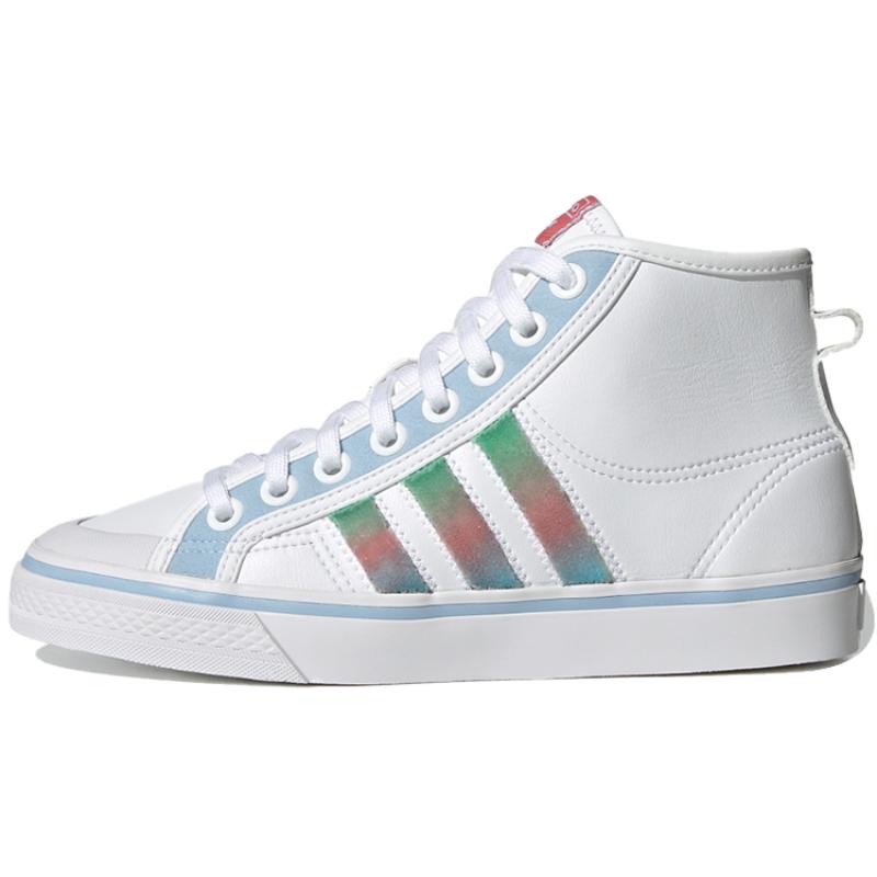 Adidas Nizza Hi 'White Blue Green' Women's Sneakers GZ2796