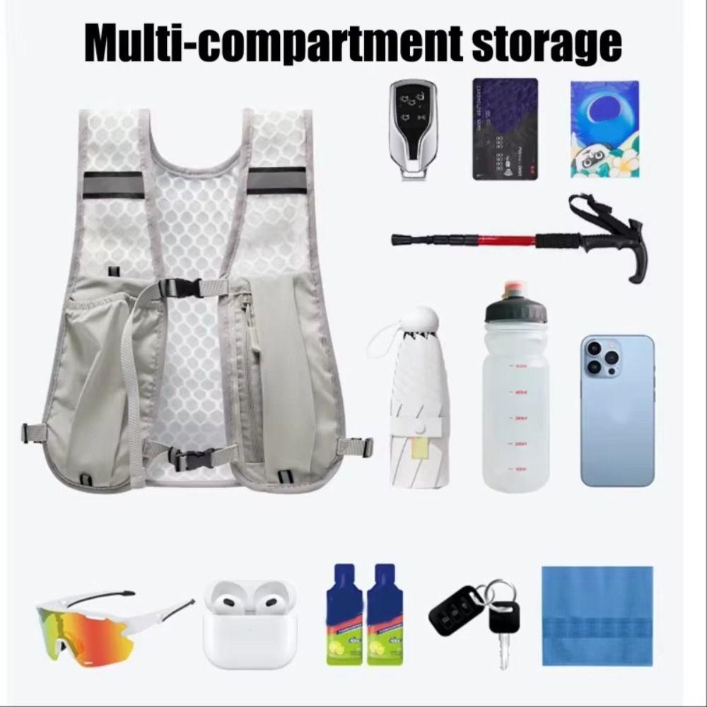 Phone Storage Pocket Running Storage Vest Chest Pack Hydration Running Vest Outdoor Sports