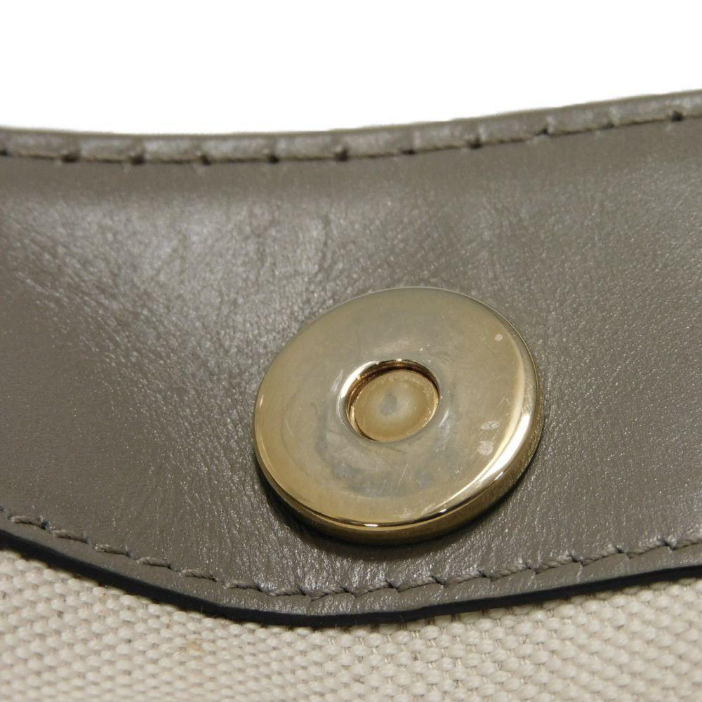 Used Guccissima Scarlet Tote Bag 269953 7924, Double G Embossed, Calfskin, Interlocking G Studs, 9539 GG Shima Gray,