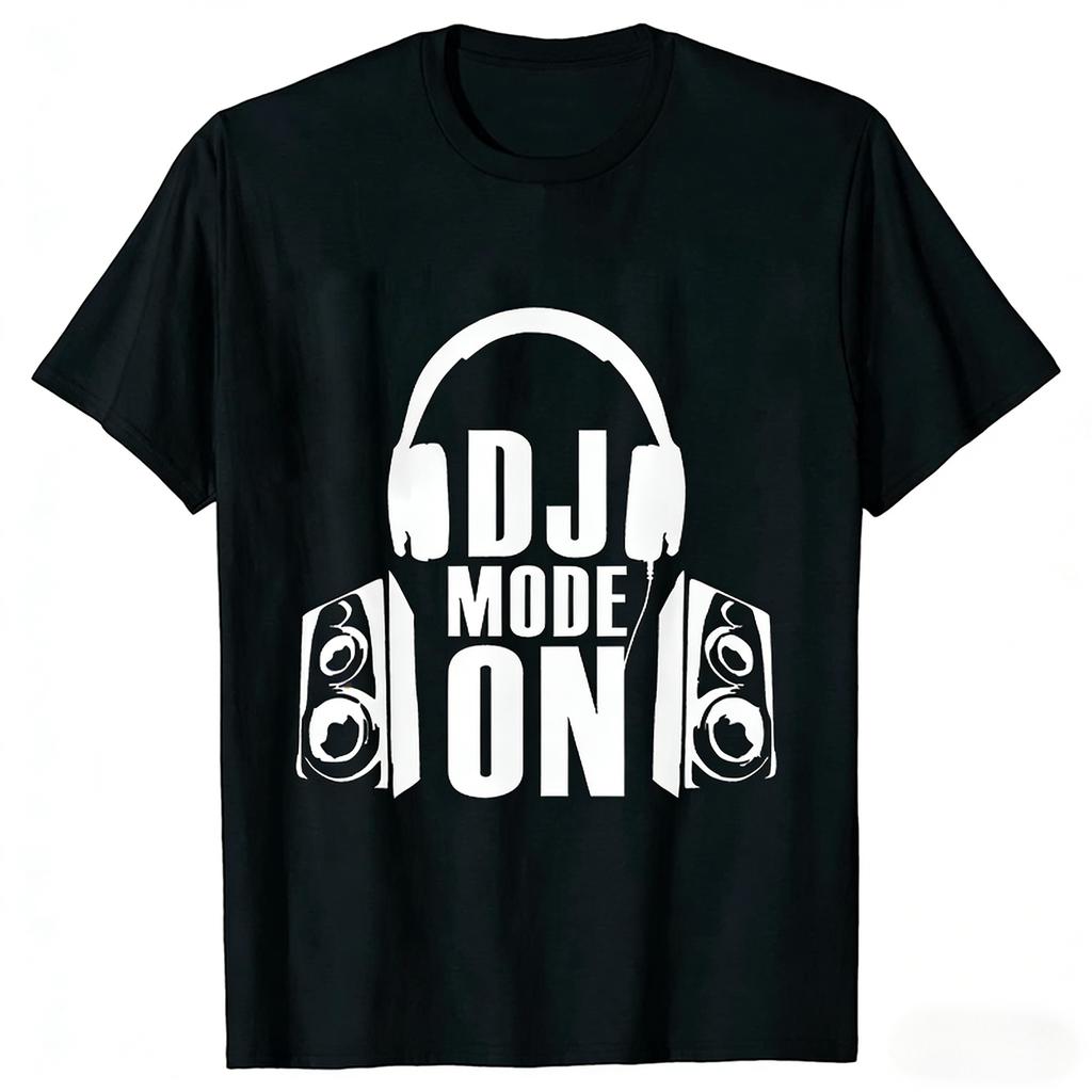 Electronic Hip Hop DJ Print Cotton TShirt  Summer 2026 New Design  Casual for Both Unisex and Women  Hip Hop Streetwear