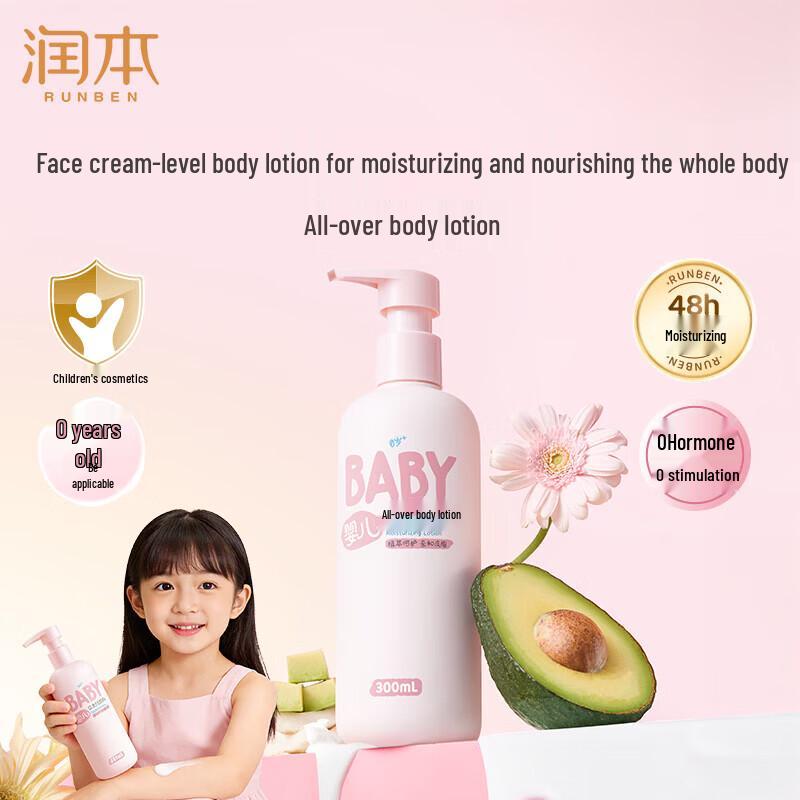 RUNBEN Baby & Kids Moisturizing Body Lotion