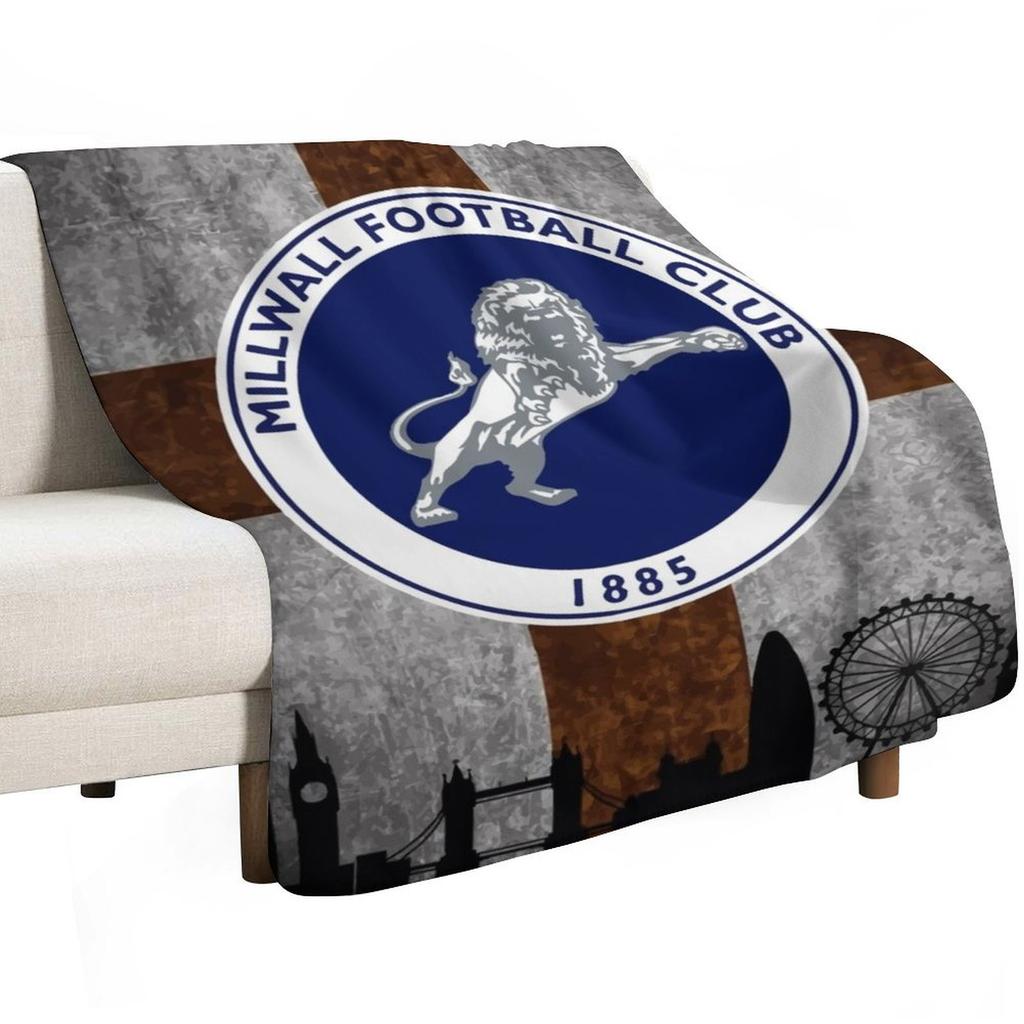 Millwall Londra Coperta Plaid Coperta Calda Multiuso per Soggiorno Camera da Letto