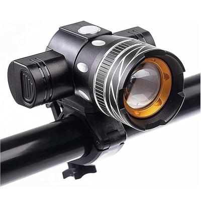 Rechargeable 5000 Lumen Waterproof Bike Light Fits All Mountain and Road Easy To Install USB X X Bikes, - (Lithium Battery, Cable), Black, 8.5cm 7.5cm