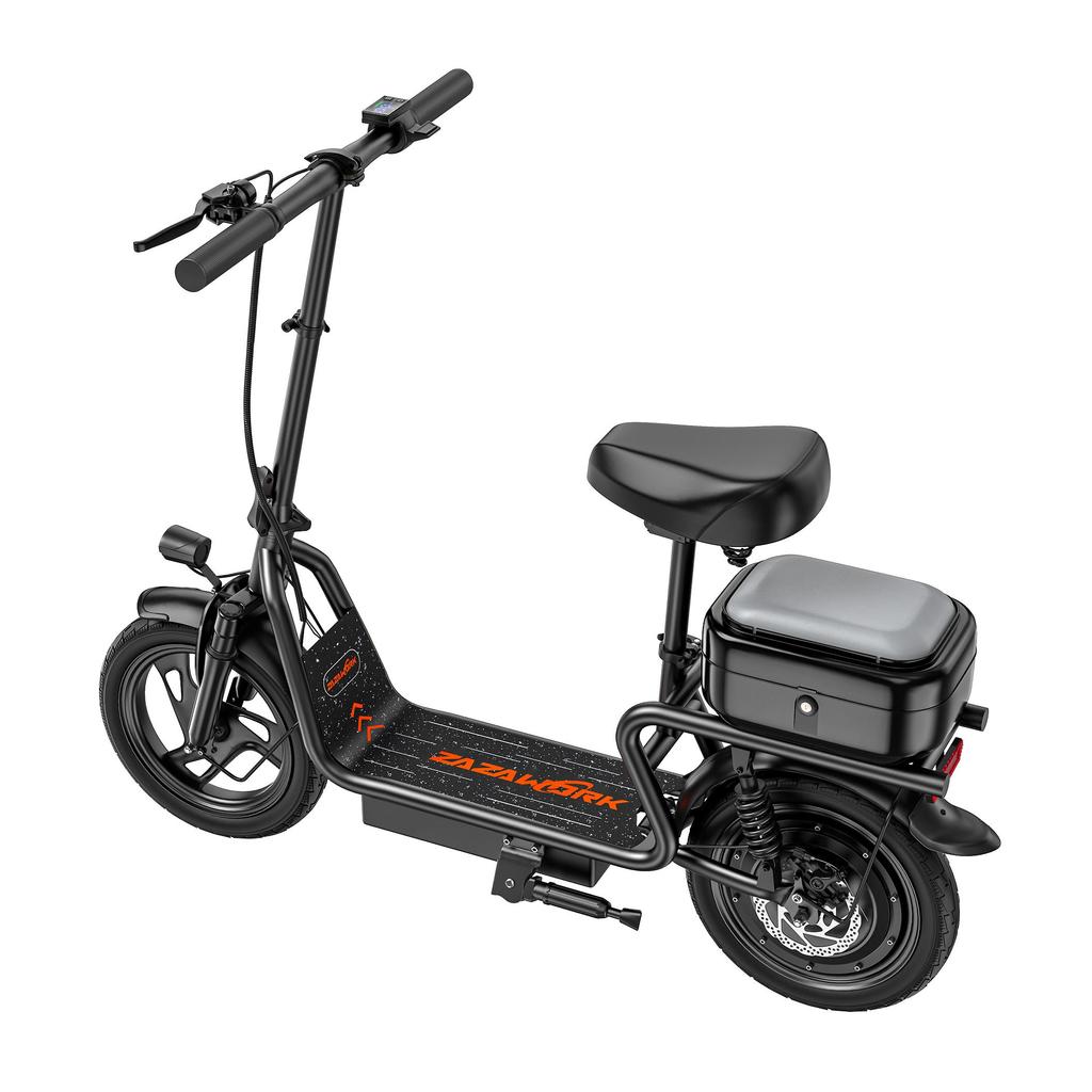 ZAZAWORK Monopattino Elettrico per Adulti Motore Brushless 800W Batteria 48V 15AH Monopattino Elettrico Fuoristrada Autonomia 55km Pieghevole