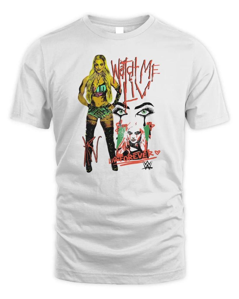 2024 Summer Men's 2D Printed Renowned Wrestler Liv Morgan T-shirt Children's Street Sports Large Size Top