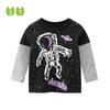 27Kids Astronaut Cotton Base Shirt Long Sleeve T-shirt