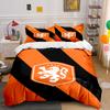 Orange und schwarze Streifen. Bettwäsche-Sets Bettbezug-Sets Bettbezüge Kissenbezüge(1* Bettbezug 2* Kissenbezüge ohne Bettdecke)