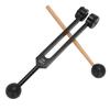 OM136.1 Stimmgabel, Stimmgabel aus Aluminiumlegierung, Hammer, Klangheiltherapie-Werkzeugsatz
