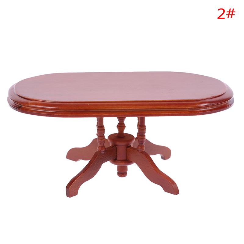 1set 1/12 Scale Miniature Wooden Dining Chair Table Furniture Set For Doll house 1:12 Kitchen Food Furniture Toy Accessories