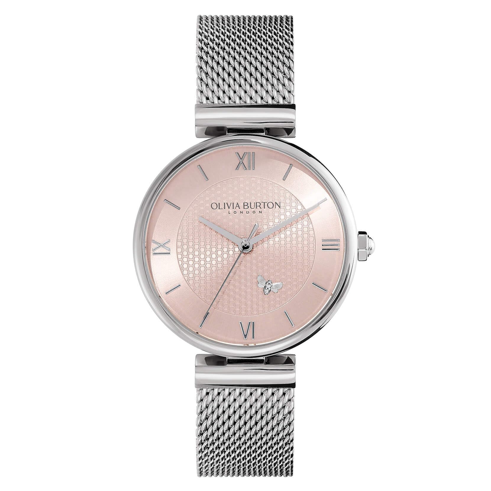 

Официальный дилер Часы Olivia Burton ob24000095 Signature 36 мм Минималистичные Пчела Мягкий Матовый Серебристый Сетчатый [OLIVIA BURTON] Женский Т-образный &