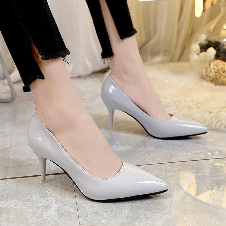Fashion Aphixta Shoes Woman 7cm Or 10cm High Heel Pumps Red Thin Heels Women Shoes Wedding Party Leisure Nude Super Big Szie 48