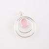 Rare Pink Cat's Eye Gemstone 925 Sterling Silver Jewelry Handmade Pendant 1.65" PP-61-46