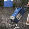 Grocery Cart Small Cart Climbing Stairs Folding Small Trailer Hand-Pulled Trolley Household Portable Storage Shopping Cart