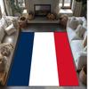 France national football team Printed Flannel Area Rug Non Slip Soft Polyester Floor Carpet Indoor Decor Mat for Bedroom Living Room Sofa