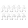 BONNET STAY ROD Prop Retainer Clamp Hood Gripper Hook Trim Clips