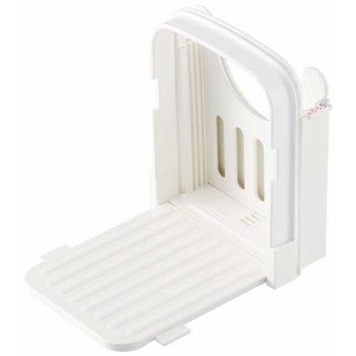 Skater Miffy Bread Cutting Guide, Knife Guide, Bread Cutter, Plastic, Foldable, Cuts 5, 6, 8, and 12 Slices, Made in Japan