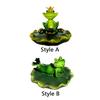 Pond Decoration Resin Floating Frog Figurine Funny Animal Statue Outdoor Garden Centerpiece for Pond Water Decor Accessories