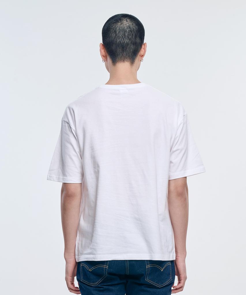 Yunaitideuaeseul [3Pack] Basic Plain Oversized Short Sleeve T-Shirt (Type B)
