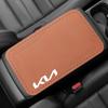Suede Car Central Armrest Pad Anti Slip Pad Mat For Rio Soul Seltos Forte K5 K3 Niro Sorento Stinger Sportage Accessories