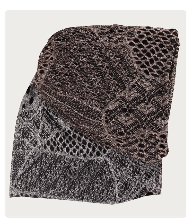 Women's Artistic Hollow Pattern Layered Summer Hat - Breathable, Fashionable & Retro Design for Casual Outings.
