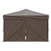 Vidaxl Fällbart Partytält med Väggar, Taupe, 3x3 M