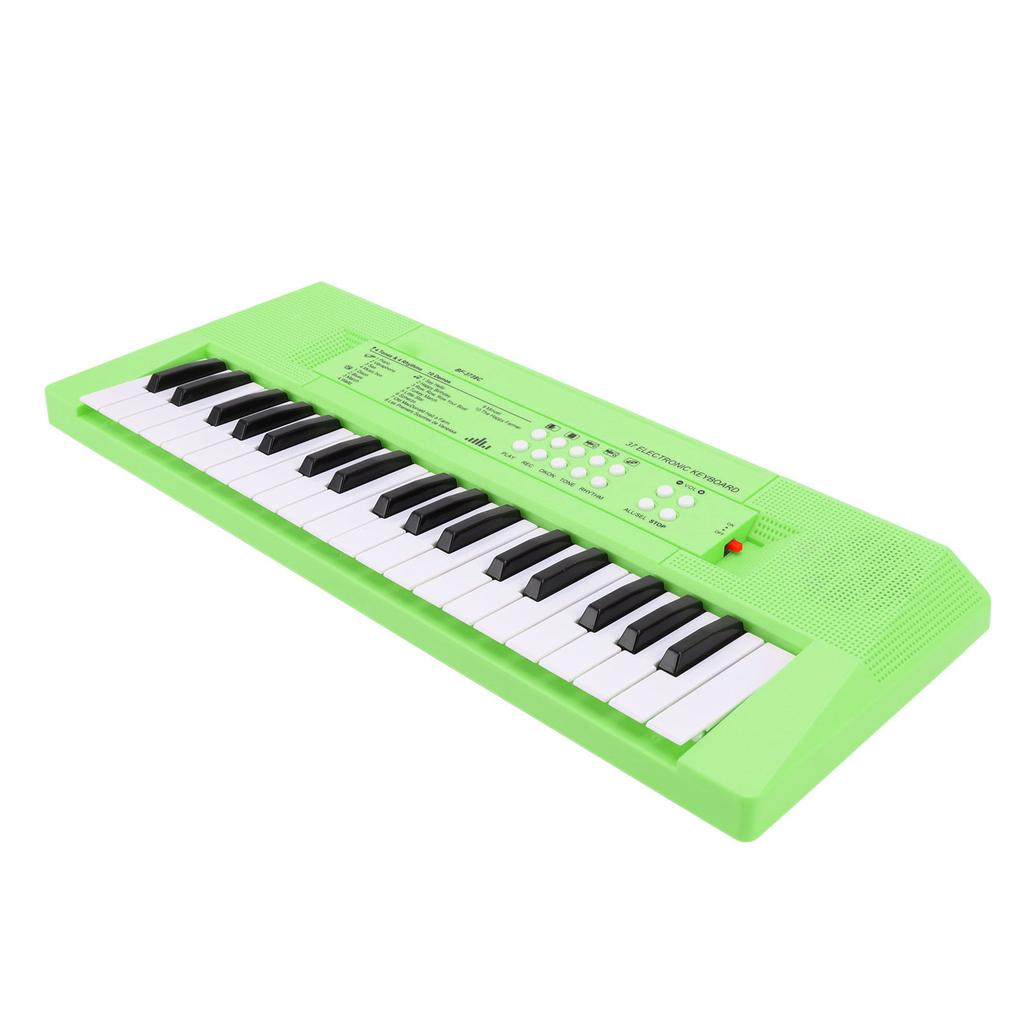 Electronic Piano Keyboard Children 37 Keys Keyboard Piano Educational Instrument Toy with Microphone