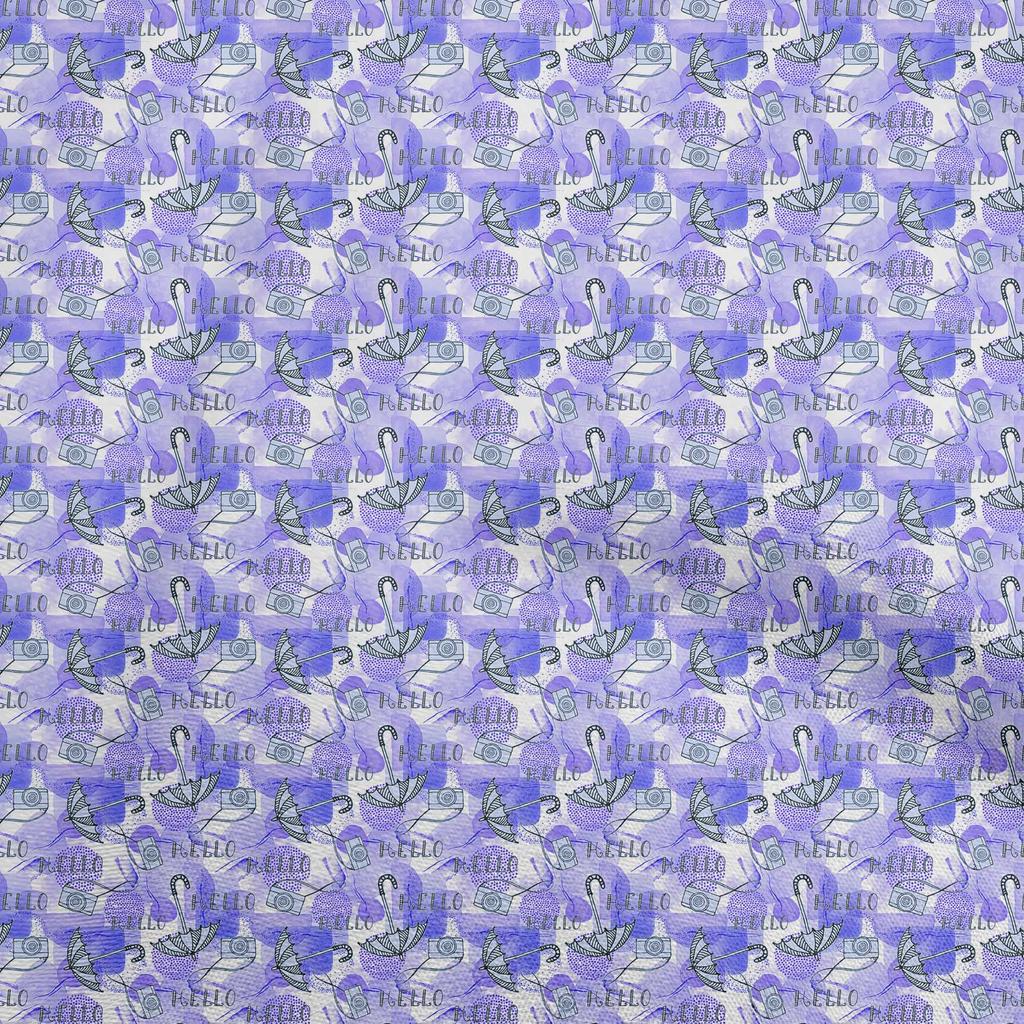 oneOone Cotton Flex Dusty Purple Fabric Travel Sewing Craft Projects Fabric Prints By Yard 40 Inch