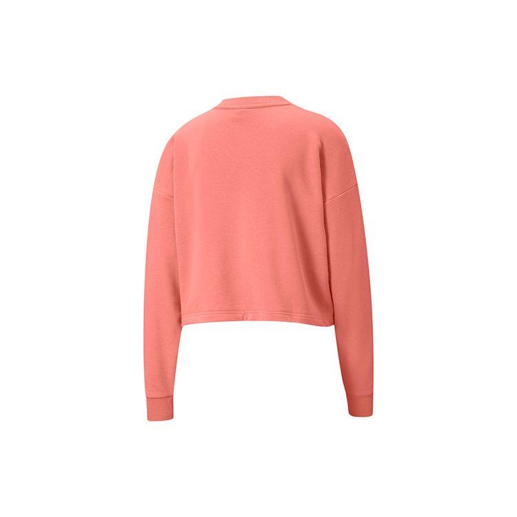 Puma Mercedes Collection Sweatshirts Women's Salmon Red Crew Neck Moderate Regular 599174-27