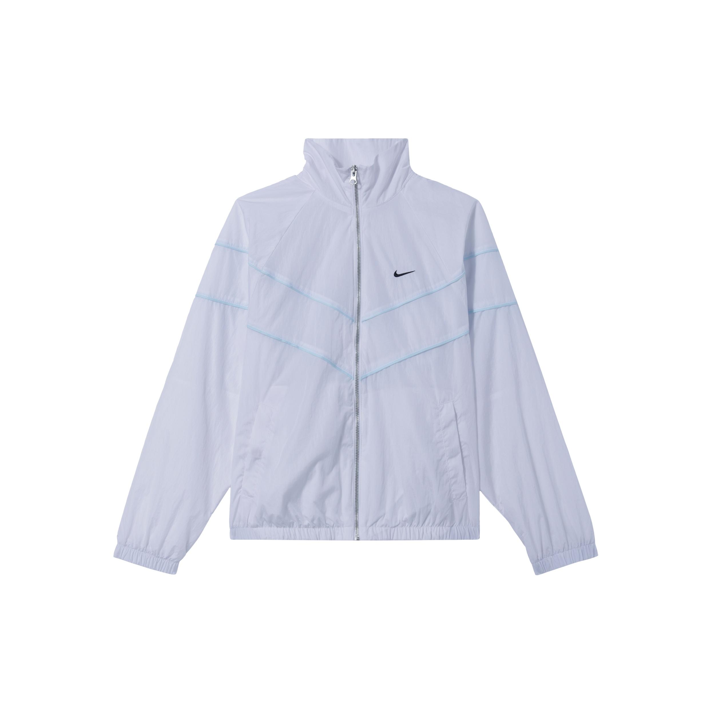 (WMNS) Nike Windrunner Loose UV Woven Full-Zip Jacket Asia Sizing White Black Women s FV6305-100 M