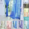 Elegant Sheer Voile Curtains for Living Room 2 Panels, 84 Inches Long, Light Filtering, Multiple Colors Available