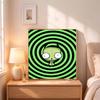 Spooky Cute Zombie Checkerboard 5D Diy Diamond Paintings Mosaic Wall Round Diamond Art Painting Kits Embroidery Crystal Accessories Frameless