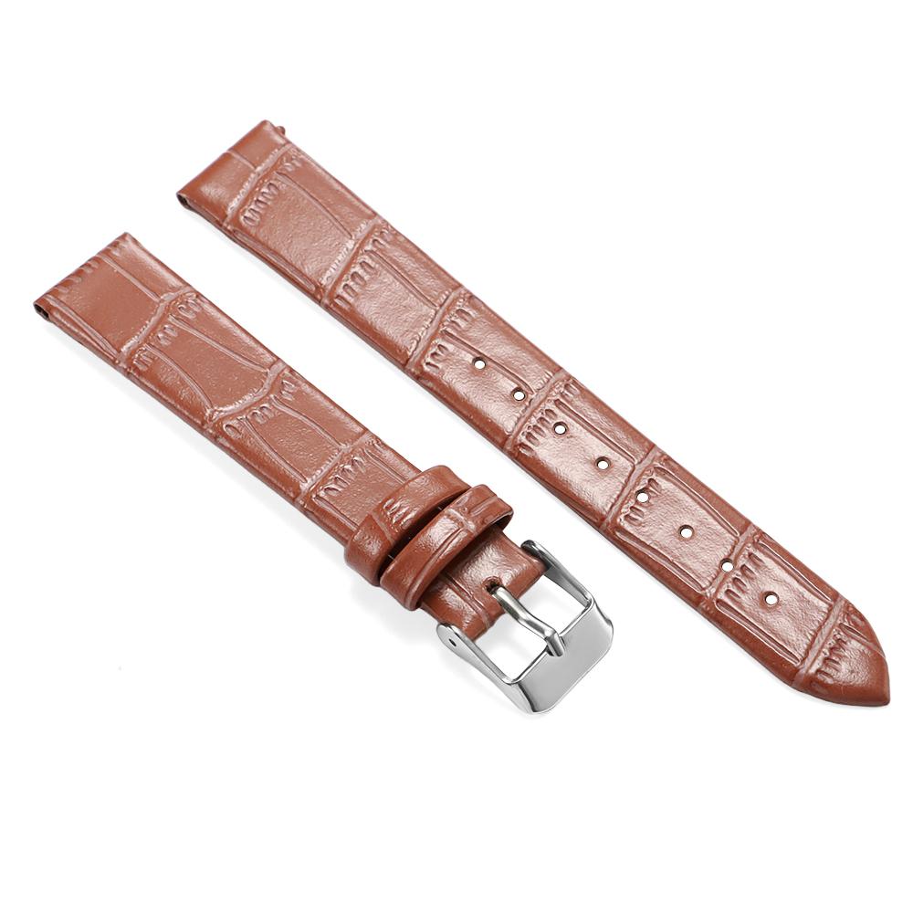

8mm 10mm 12mm 14mm 16mm Universal Leather Silm Watch Strap Leather Fashion Watchband for Men Women Watch Band Ultra-thin Belts 12mm
