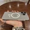Ultra Thin Hard PC For Magsafe Wireless Charge Case for iPhone 15 14 Plus   11 Pro Max Transparent Magnetic Shockproof Cover