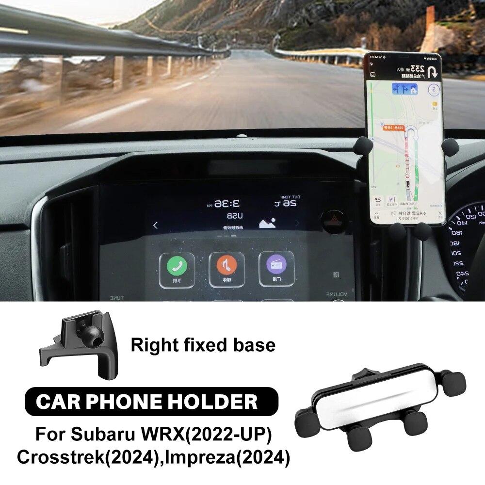

Автомобильный держатель телефона Gravity для Subaru Crosstrek 2024 Impreza 2024, мобильная поддержка, подставка для телефона, кронштейн, зажим, крепление, аксессуары On the Right Vent WT