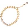 Korean Instagram Design Fashion Versatile Wheat Ear Chain Women's Bracelet Simple and Cold Style Beaded Pearl Style Bracelet