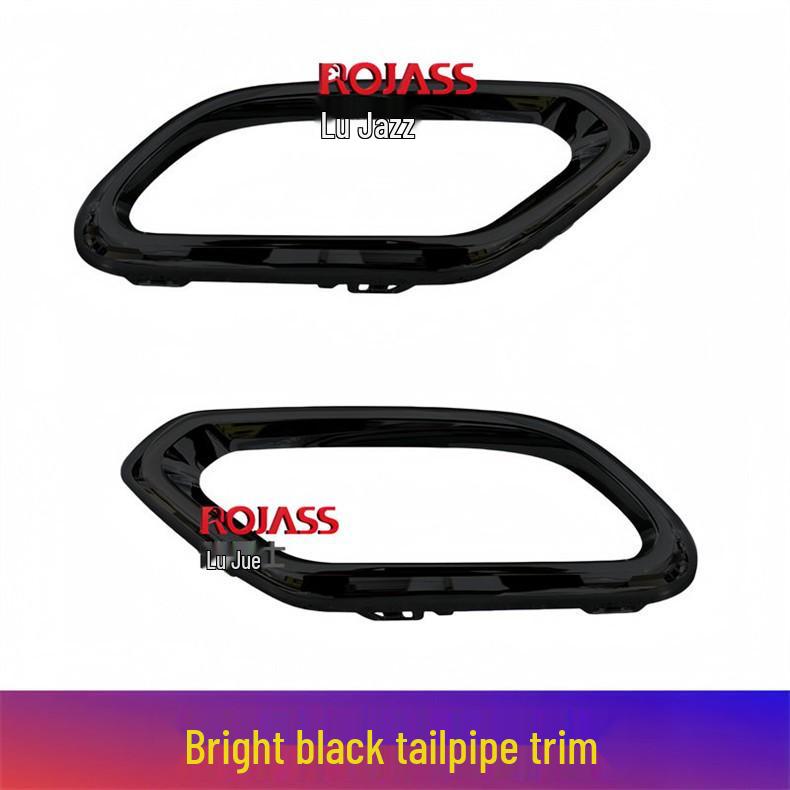Mercedes-Benz GLC260/GLC300 Rear Bumper Chrome/Black Trim Panel Tailpipe Decorative Strip W254