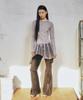 The Vinyl House Mixed Ballerina One Piece (W) Gray