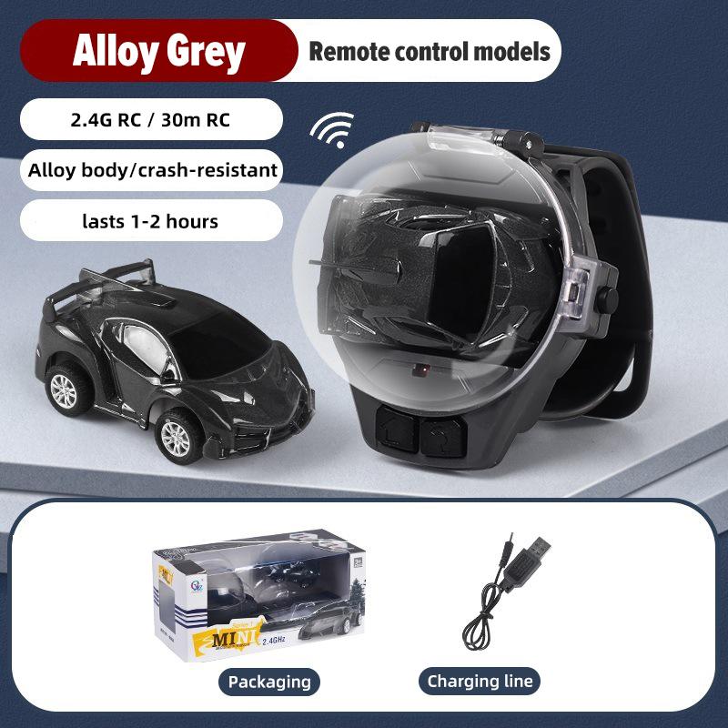 Mini Electric Watch Car Racing 2.4G Remote Control Car Portable Vehicle Kids Toys Christmas Gifts Parent-Child Interaction Game