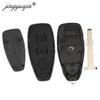 Jingyuqin 10pcs 2/3 Buttons Remote Car Key Shell For Ford Focus C-Max Mondeo Kuga Fiesta Galaxy S-Max B-Max Keyless Case Replace